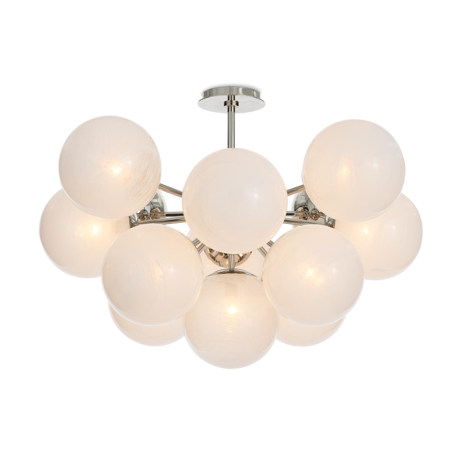 Shine Flush Mount (Natural Brass with Swirl Glass) | Regina Andrew